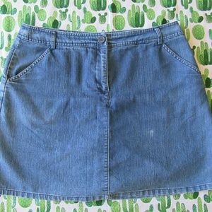 WHITE STAG DENIM SKORT